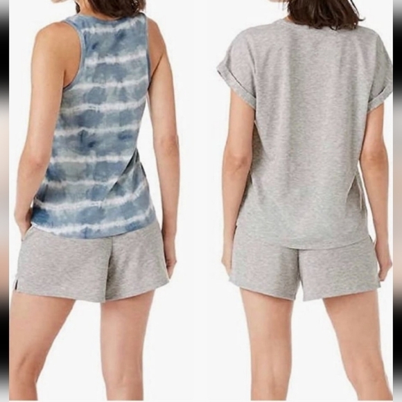 Lucky Brand 3-Piece Lounge Set | Size S | Tie-Dye + Gray Pajamas NWT - Picture 3 of 8